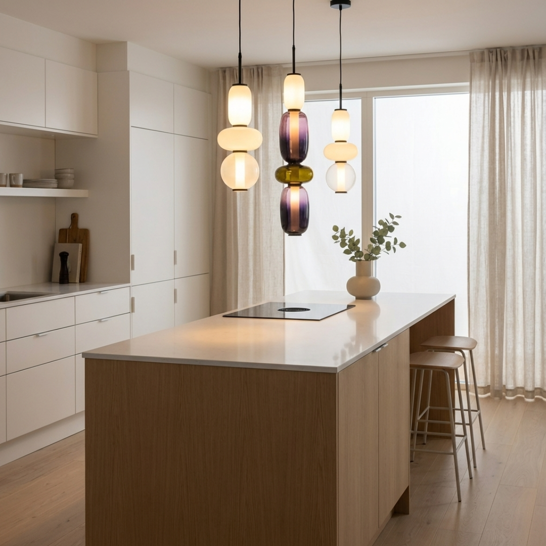 Pendant Light | Layered Shade Hanging Design