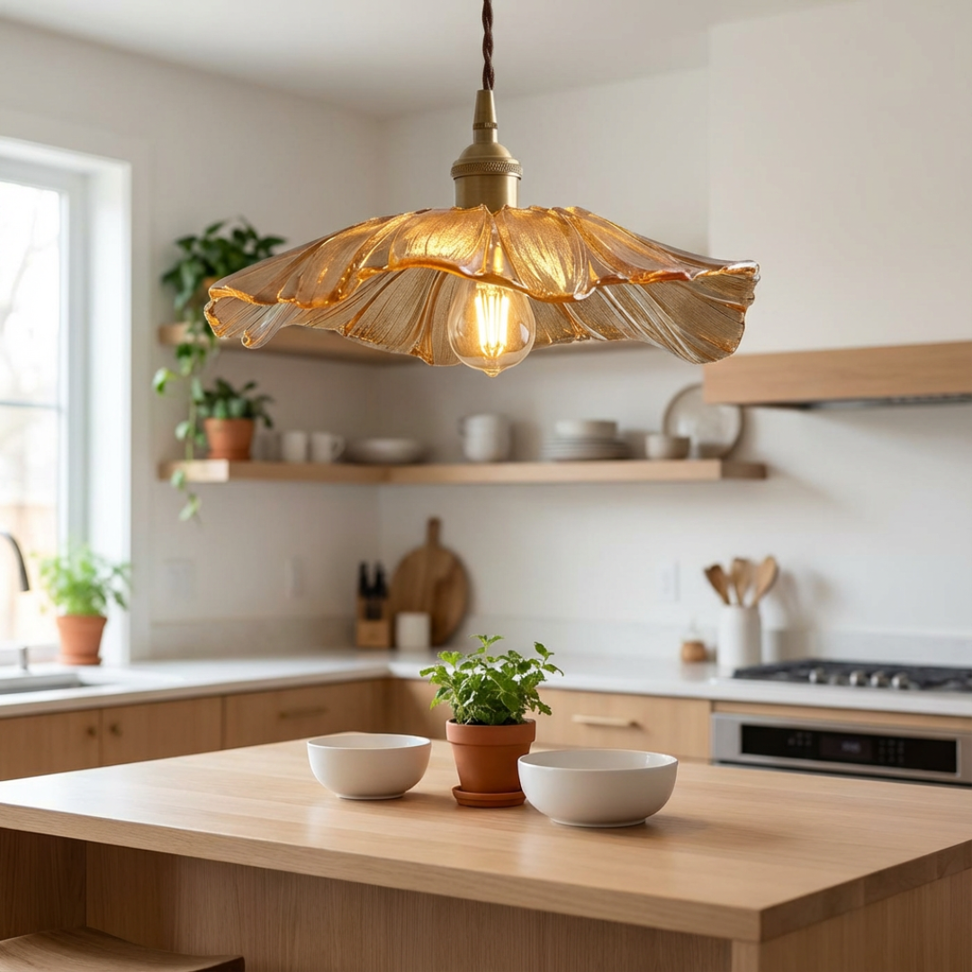 Pendant Light | Lotus Shade