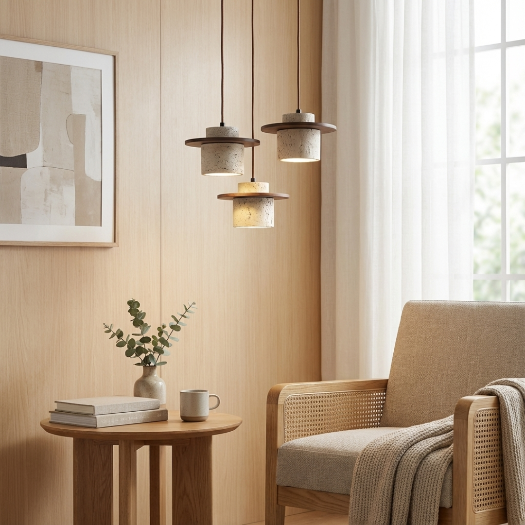 Pendant Light | Cylindrical Shade Design