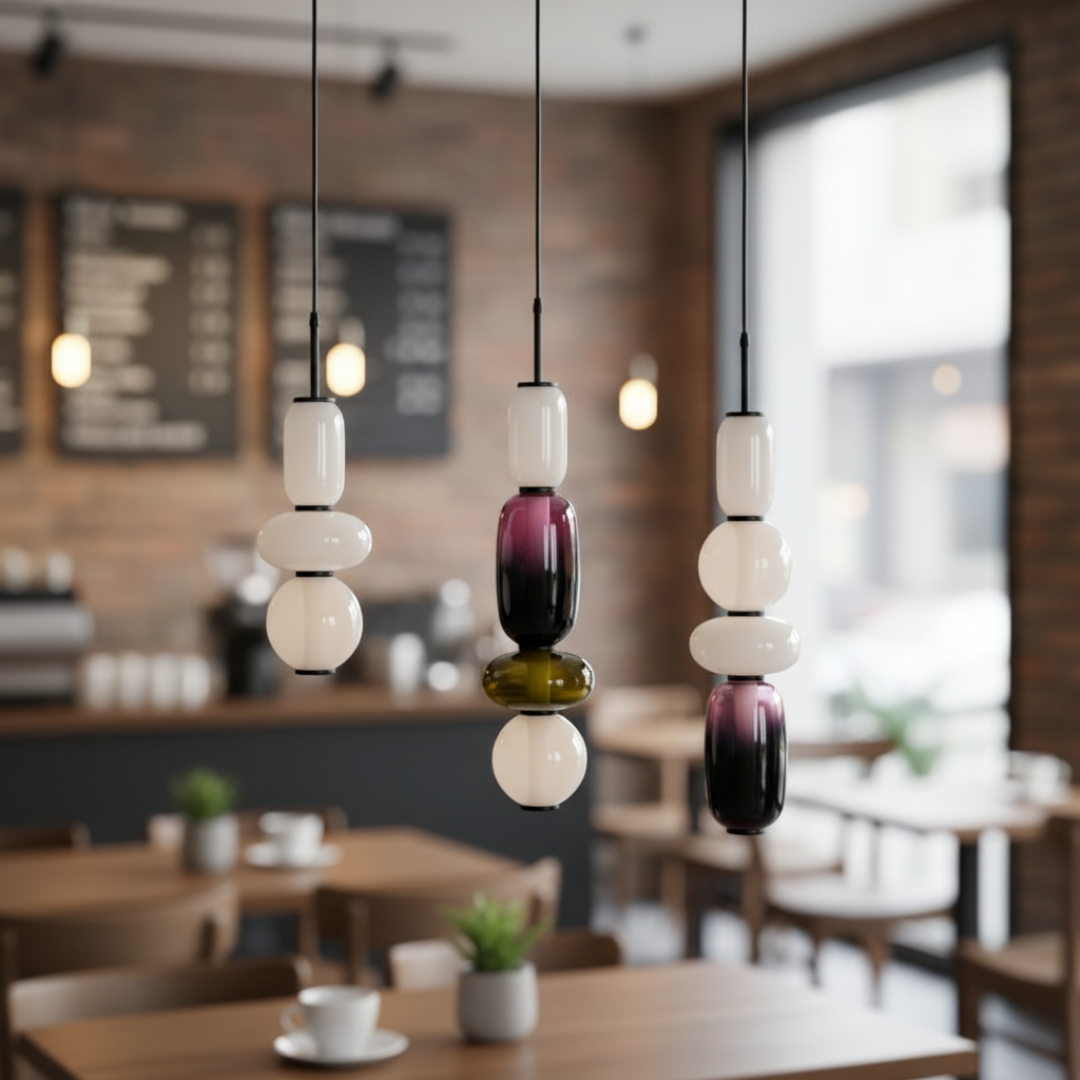 Pendant Light | Layered Shade Hanging Design
