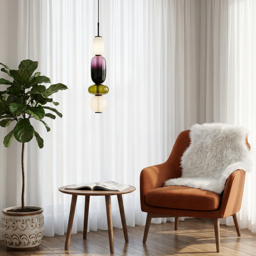 Pendant Light | Layered Shade Hanging Design