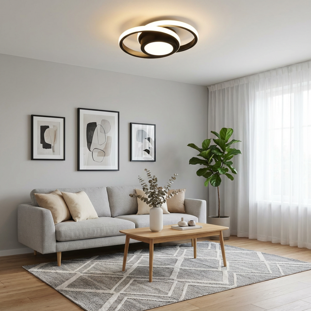 Ceiling Light | Geometric Loop