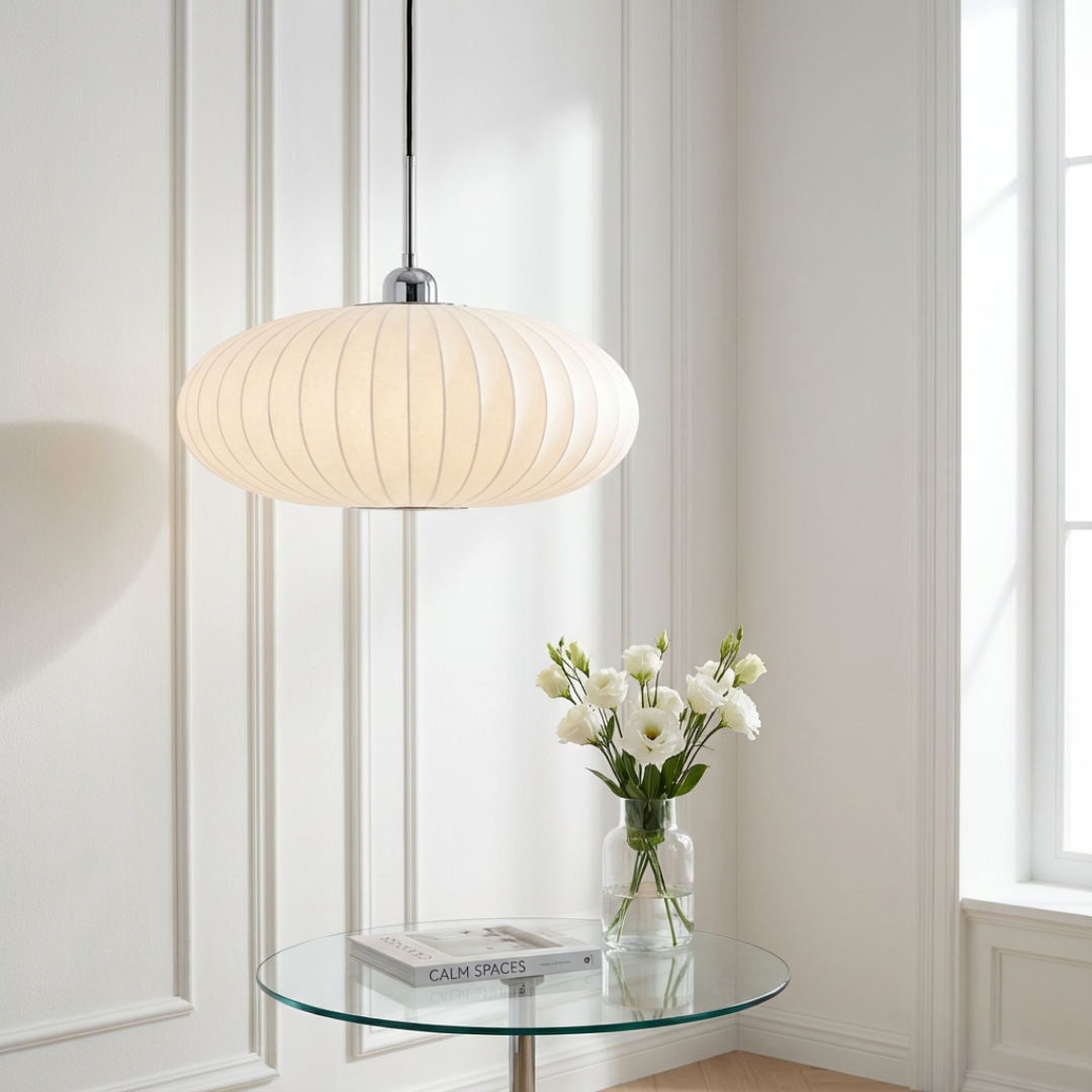 Pendant Light | Ribbed Oval