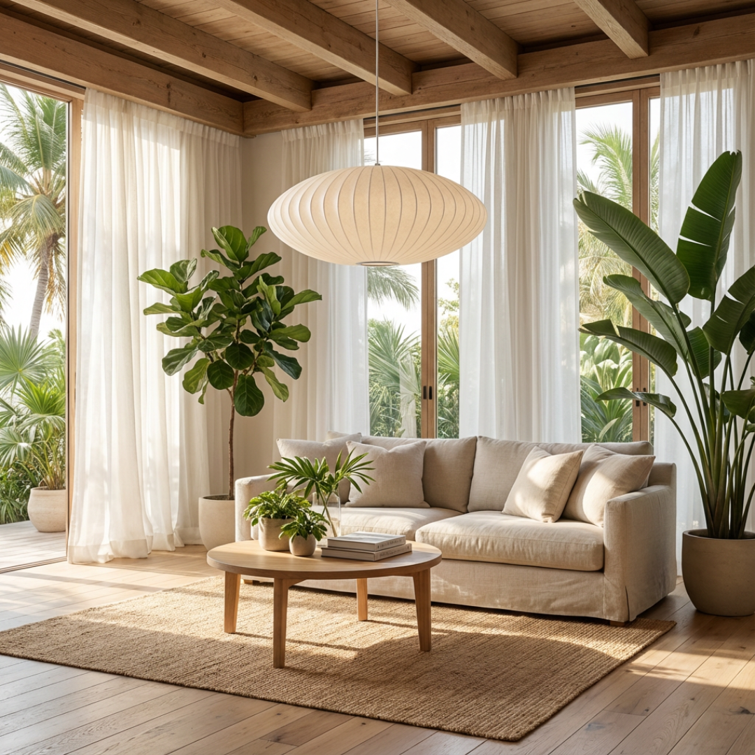 Pendant Light | Ribbed Oval