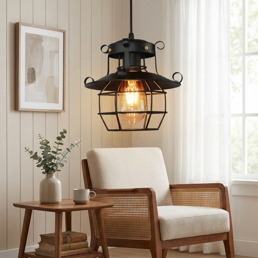 Pendant Light | Vintage Cage