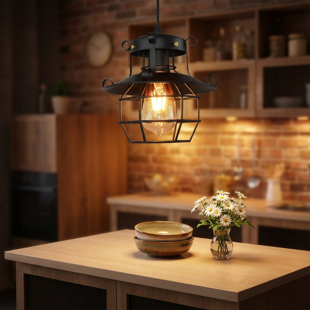 Pendant Light | Vintage Cage