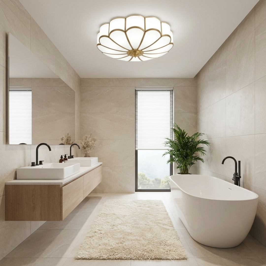 Ceiling Light | Flush Floral