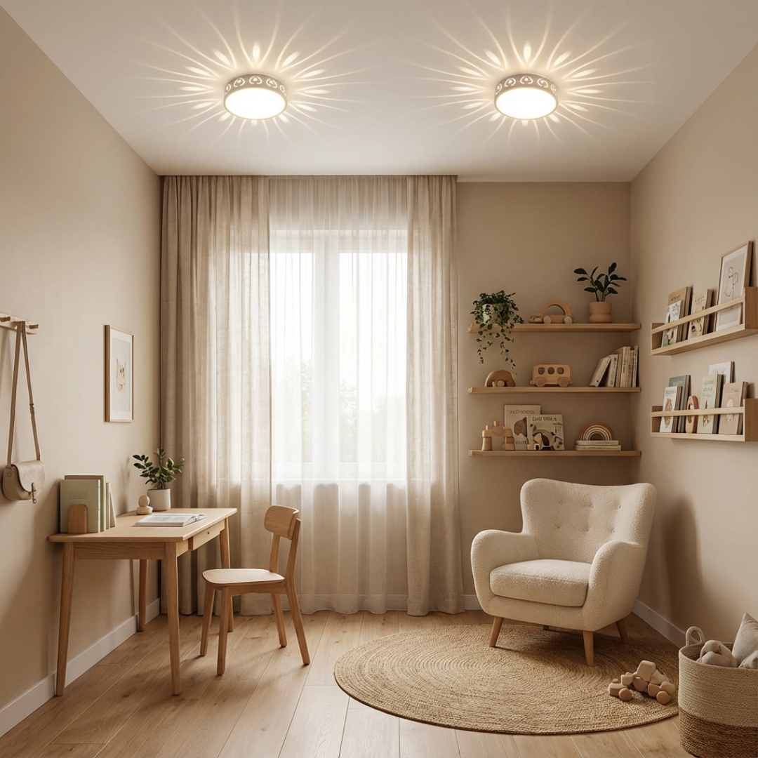 Ceiling Light | Sunburst Effect