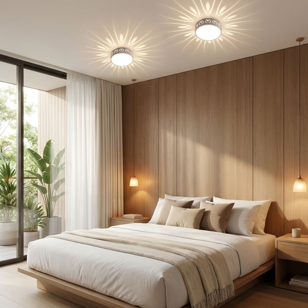 Ceiling Light | Sunburst Effect