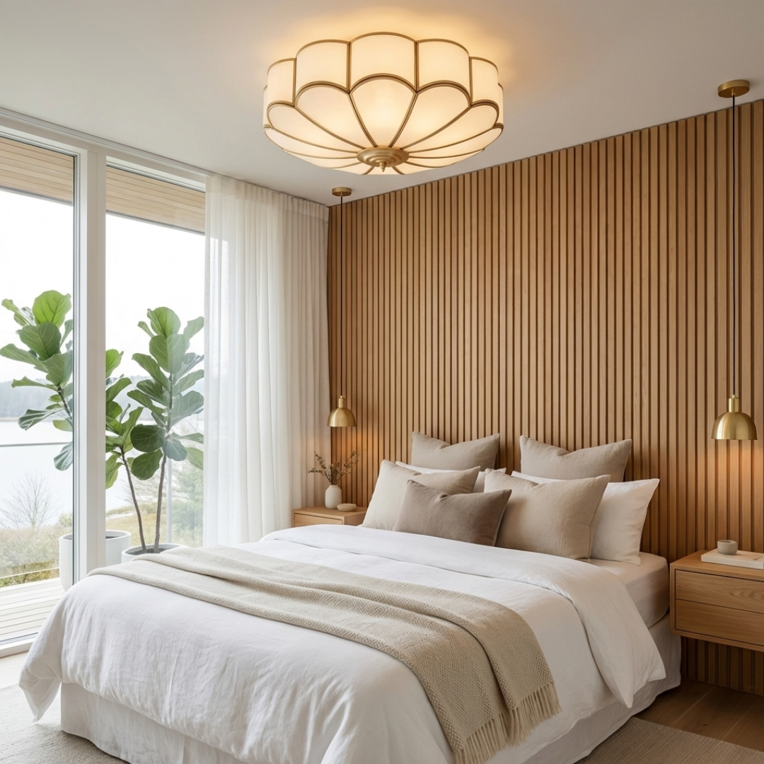 Ceiling Light | Flush Floral