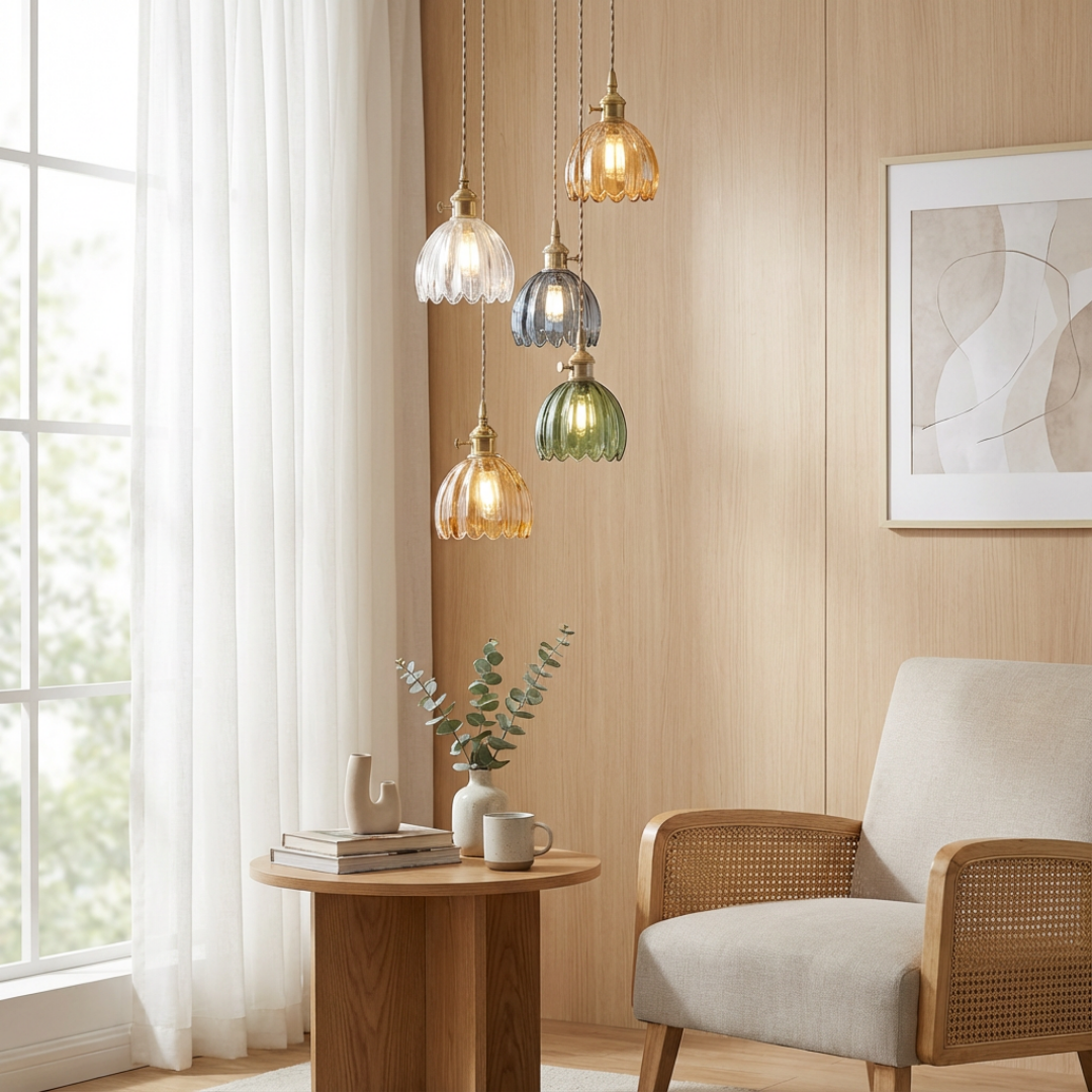 Pendant LIght | Fluted Shade