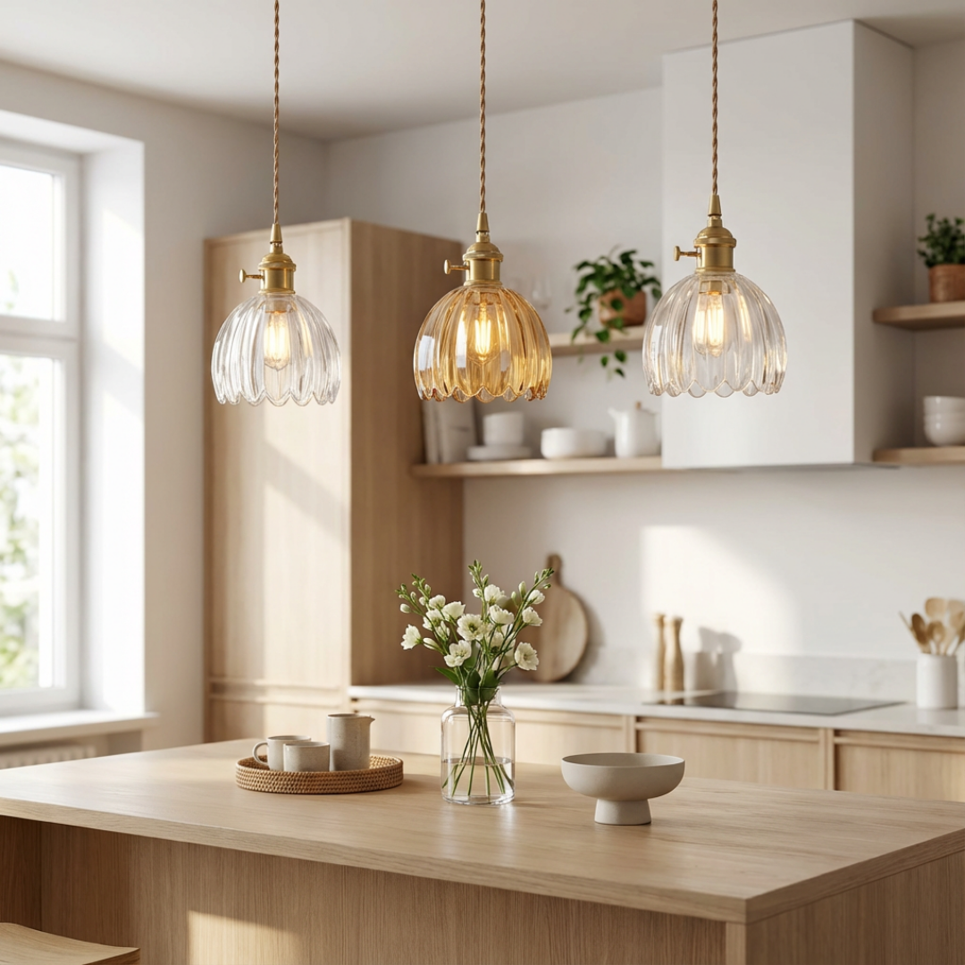 Pendant LIght | Fluted Shade