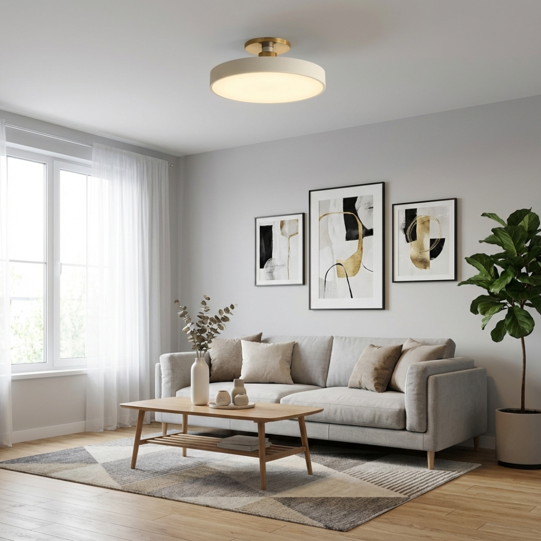 Ceiling Light | Flat Disc