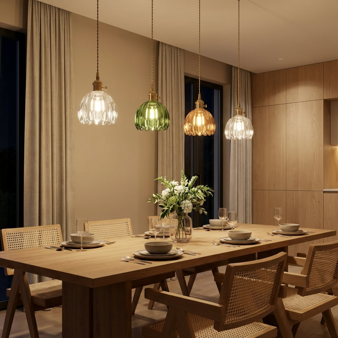 Pendant LIght | Fluted Shade