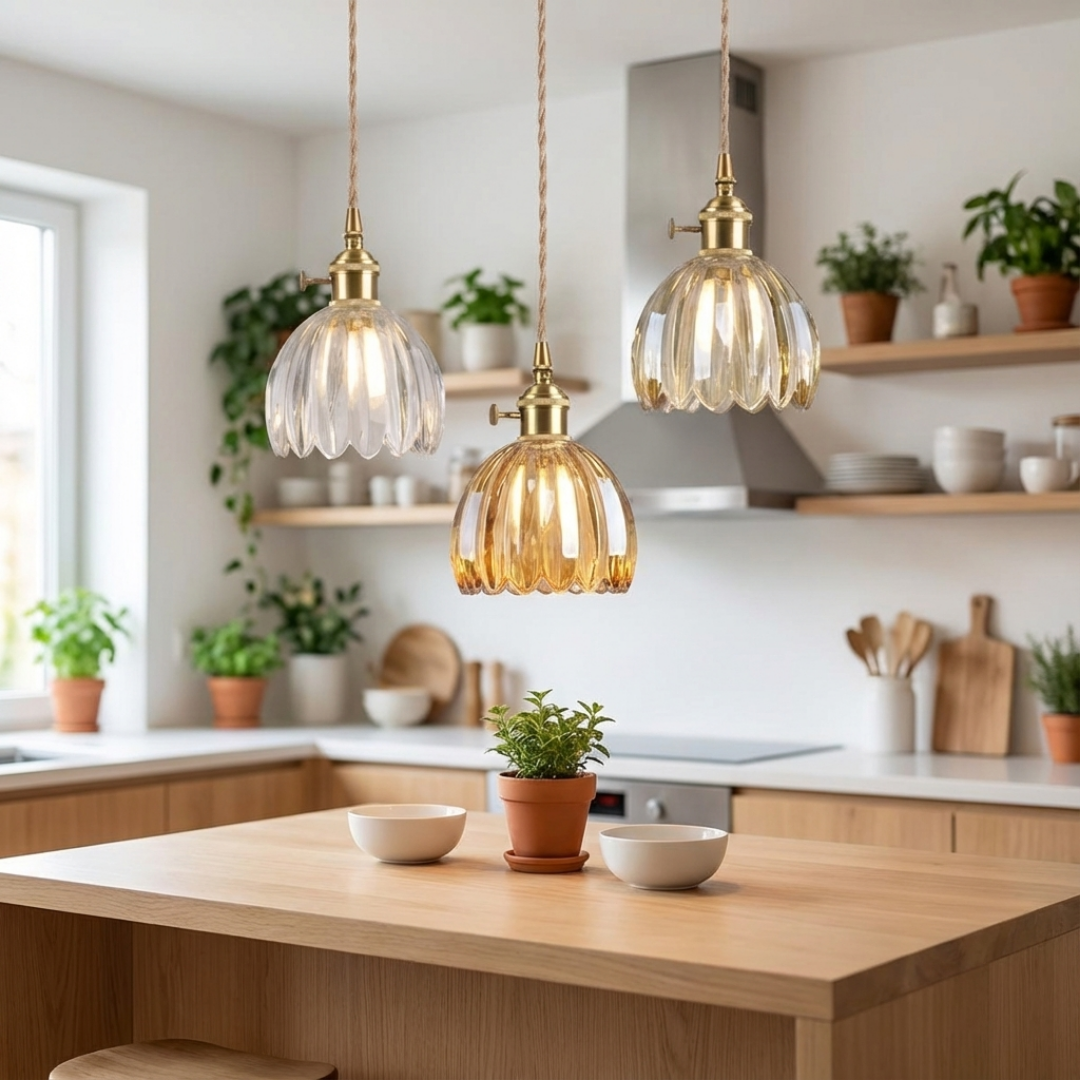 Pendant LIght | Fluted Shade