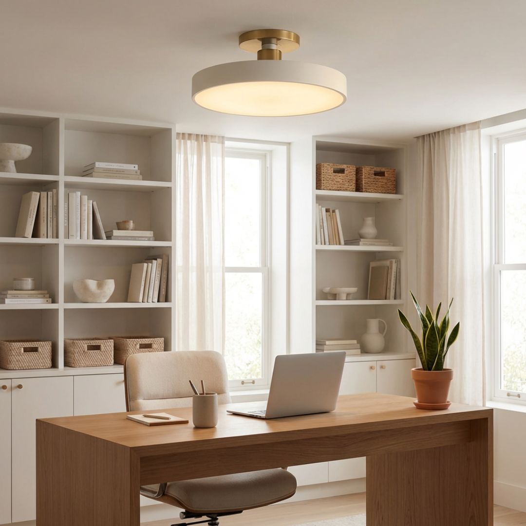 Ceiling Light | Flat Disc