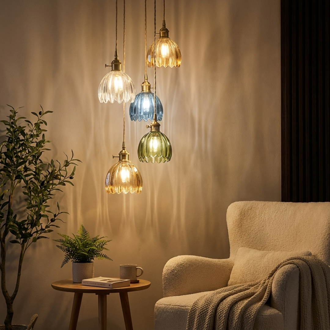 Pendant LIght | Fluted Shade