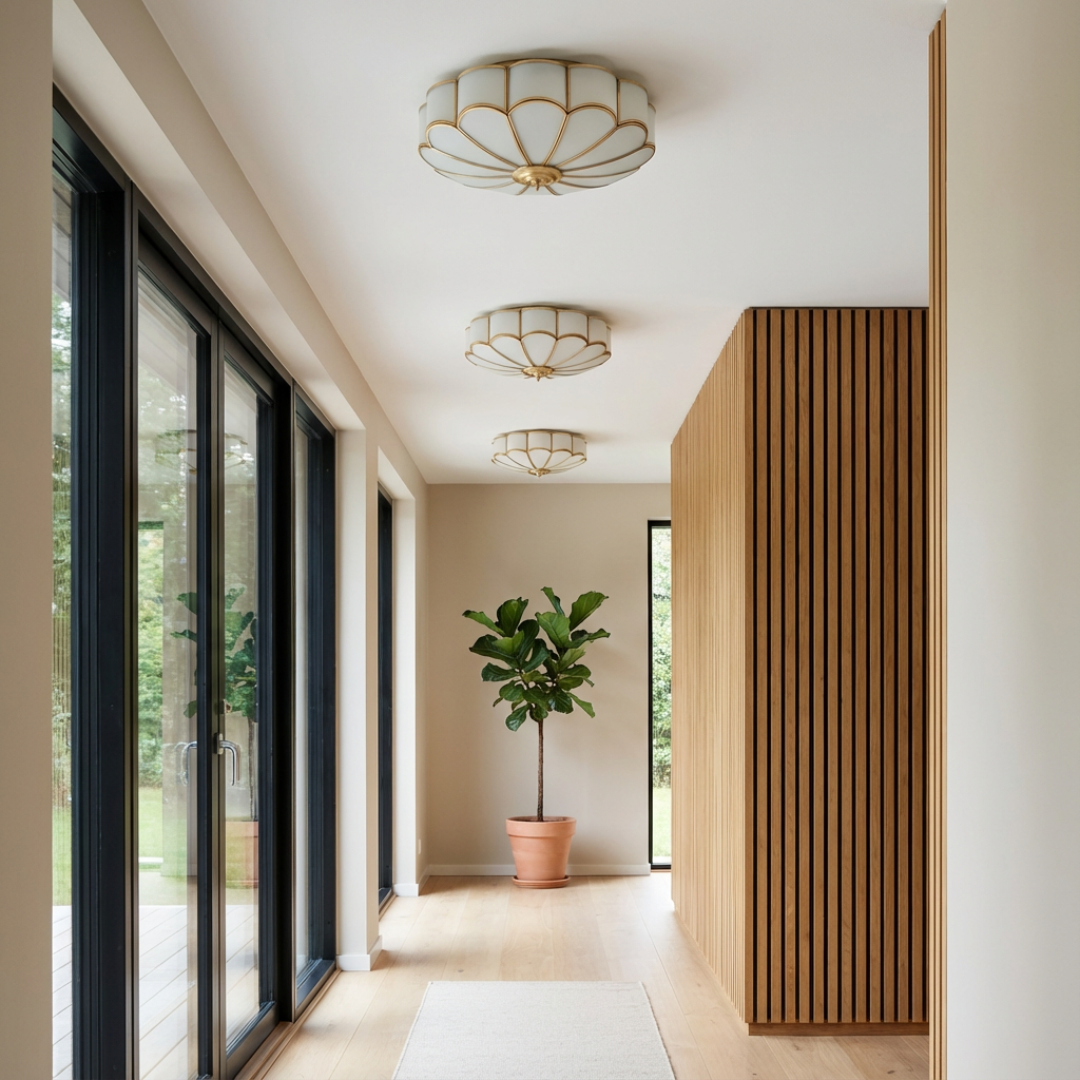 Ceiling Light | Flush Floral