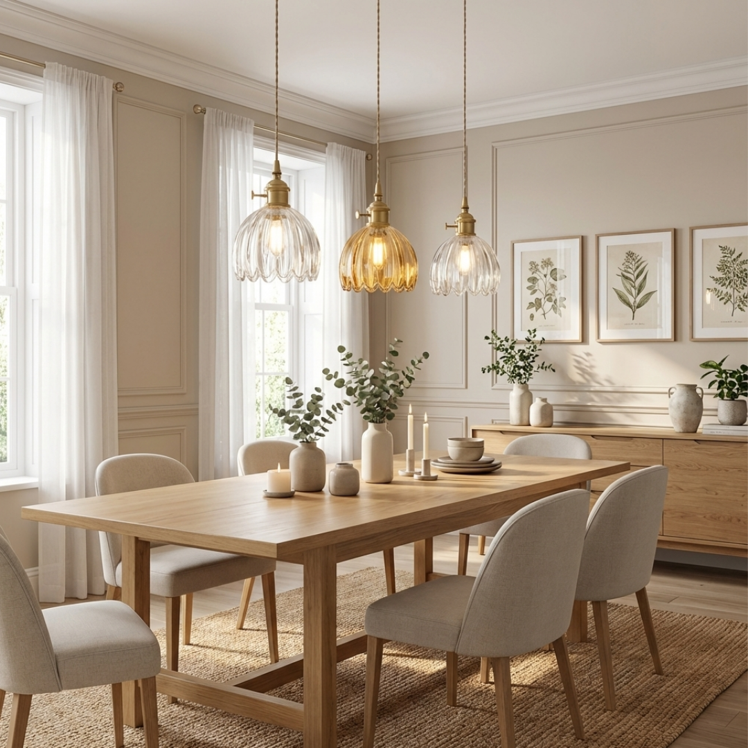 Pendant LIght | Fluted Shade