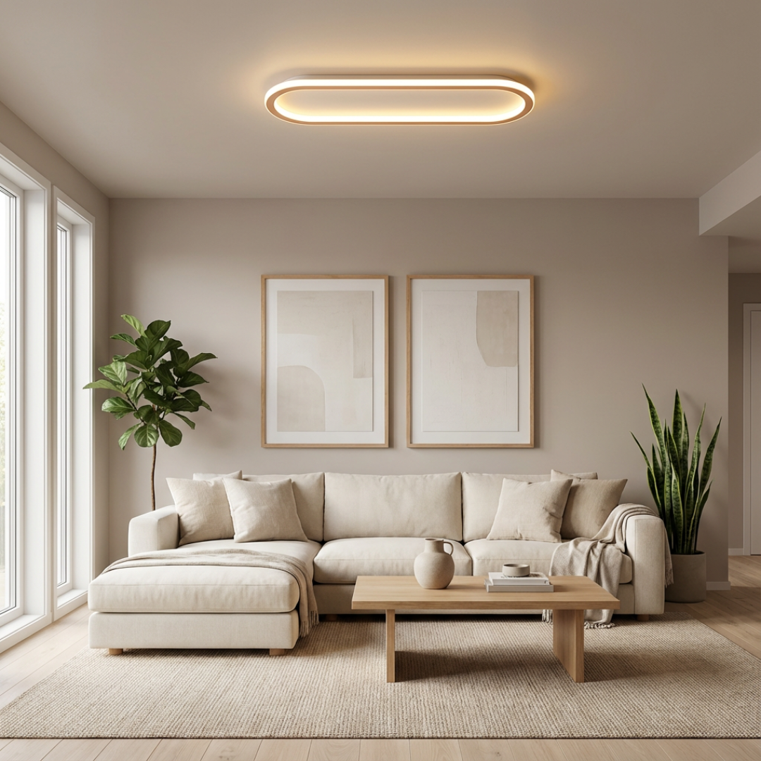 Ceiling Light | Rounded Rectangular LED