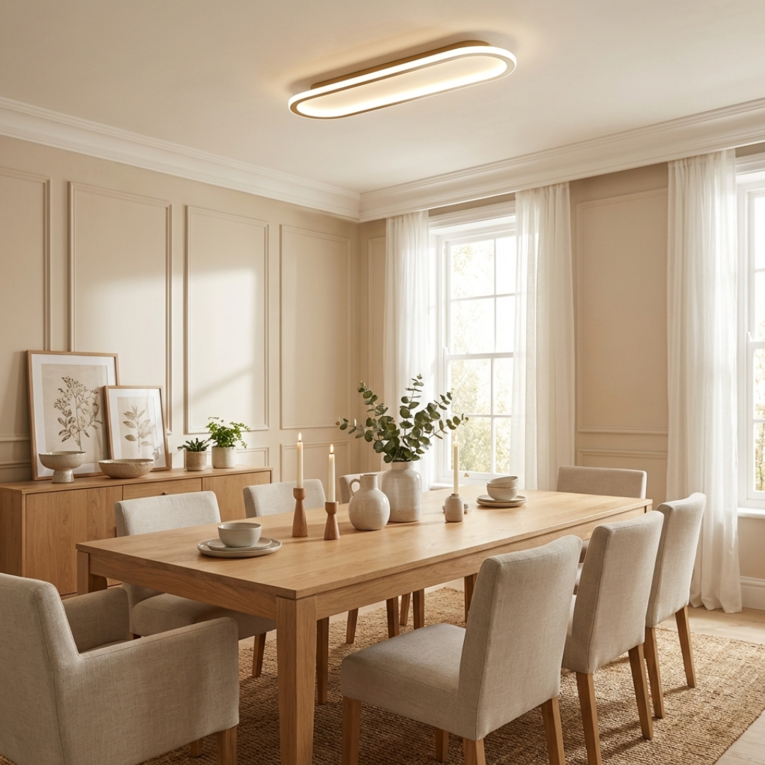 Ceiling Light | Rounded Rectangular LED