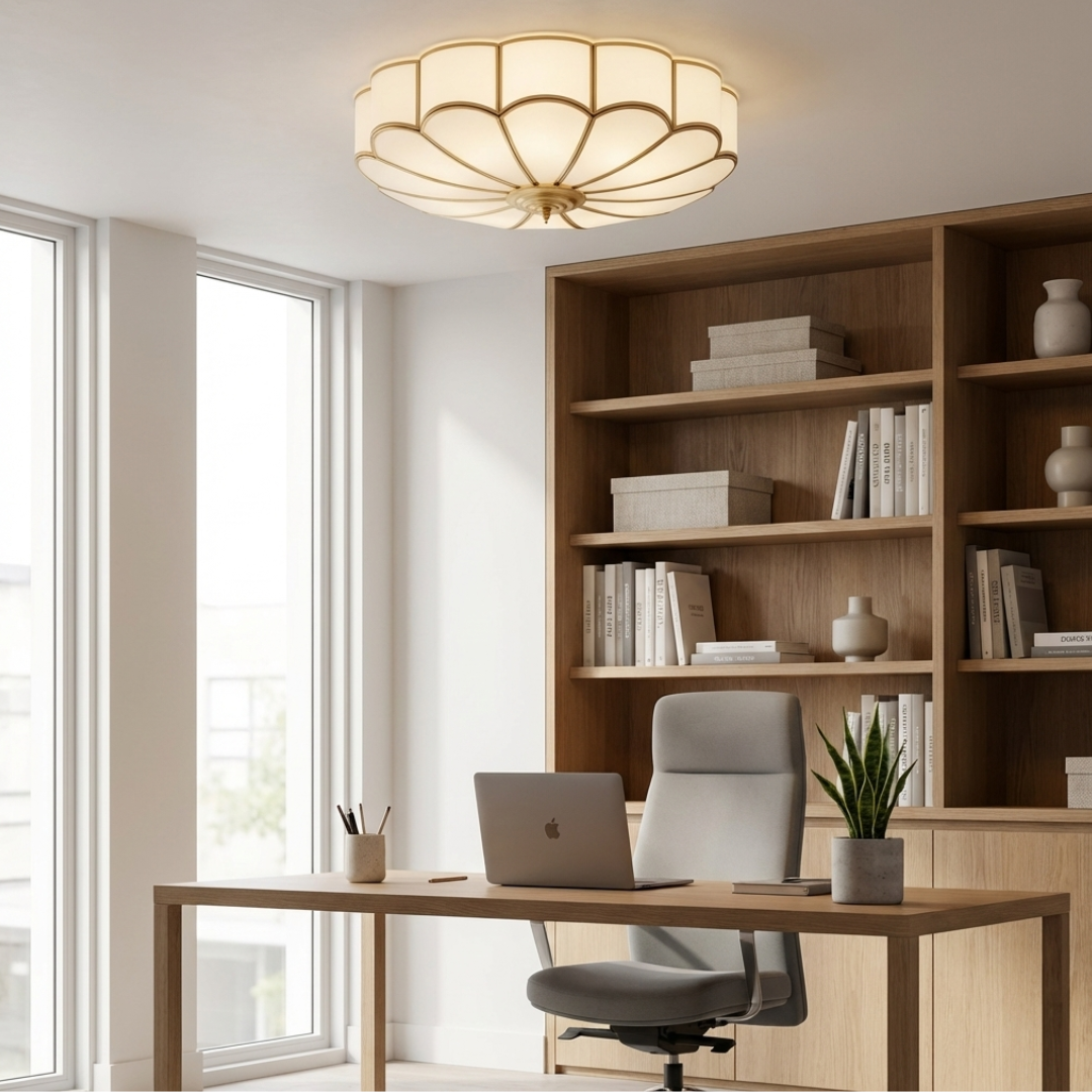 Ceiling Light | Flush Floral