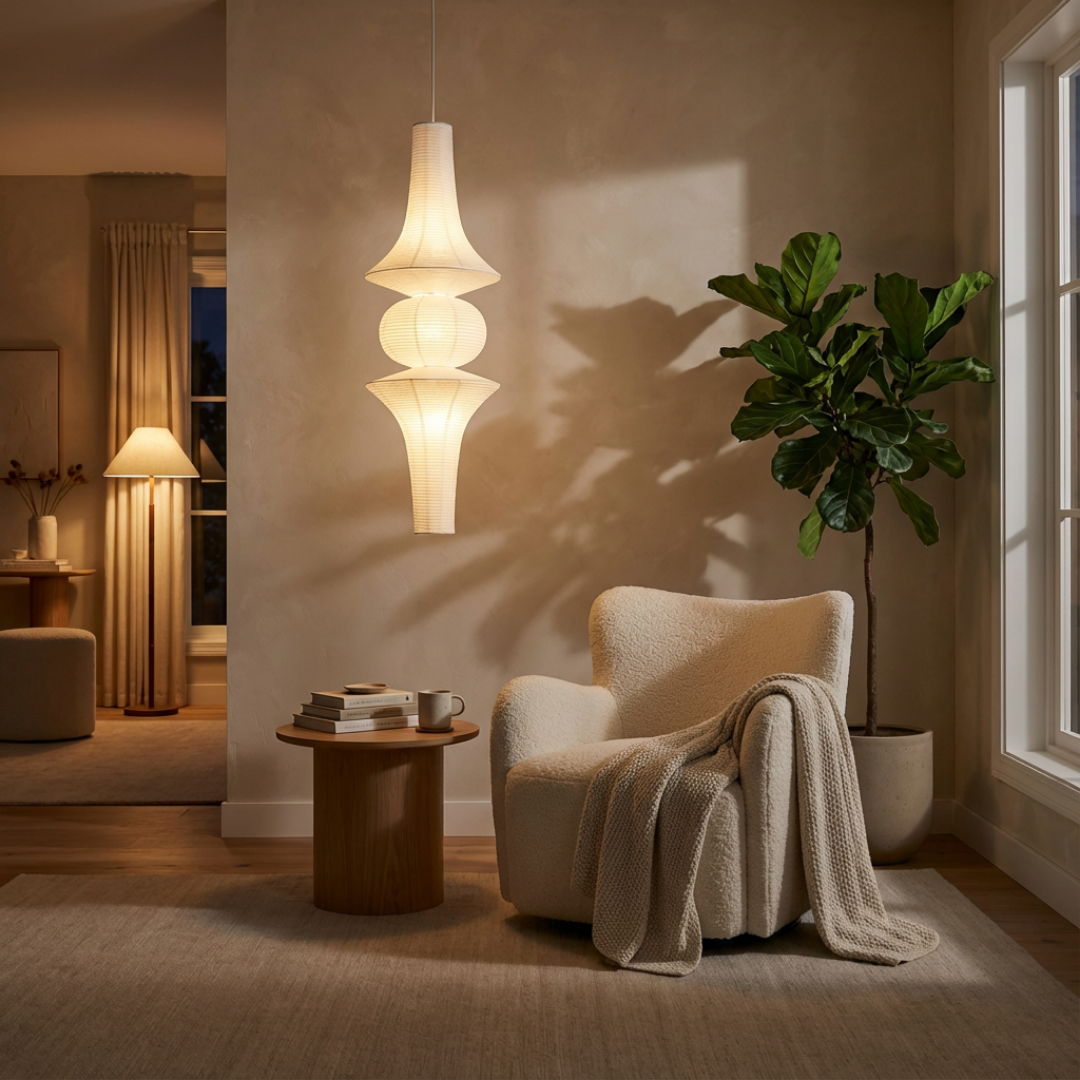 Pendant Light | Vertical Geometric