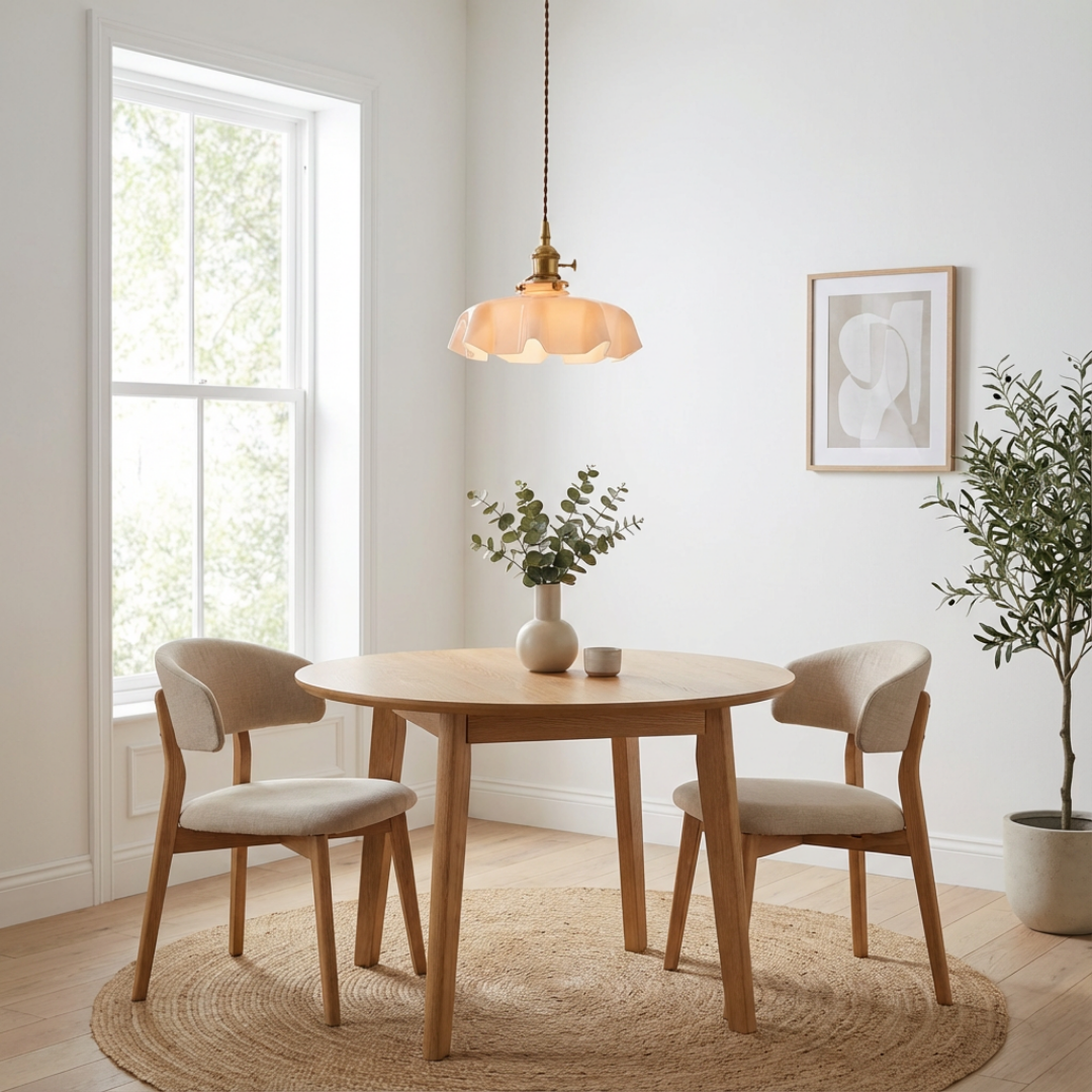 Pendant Light | Ruffled Shade