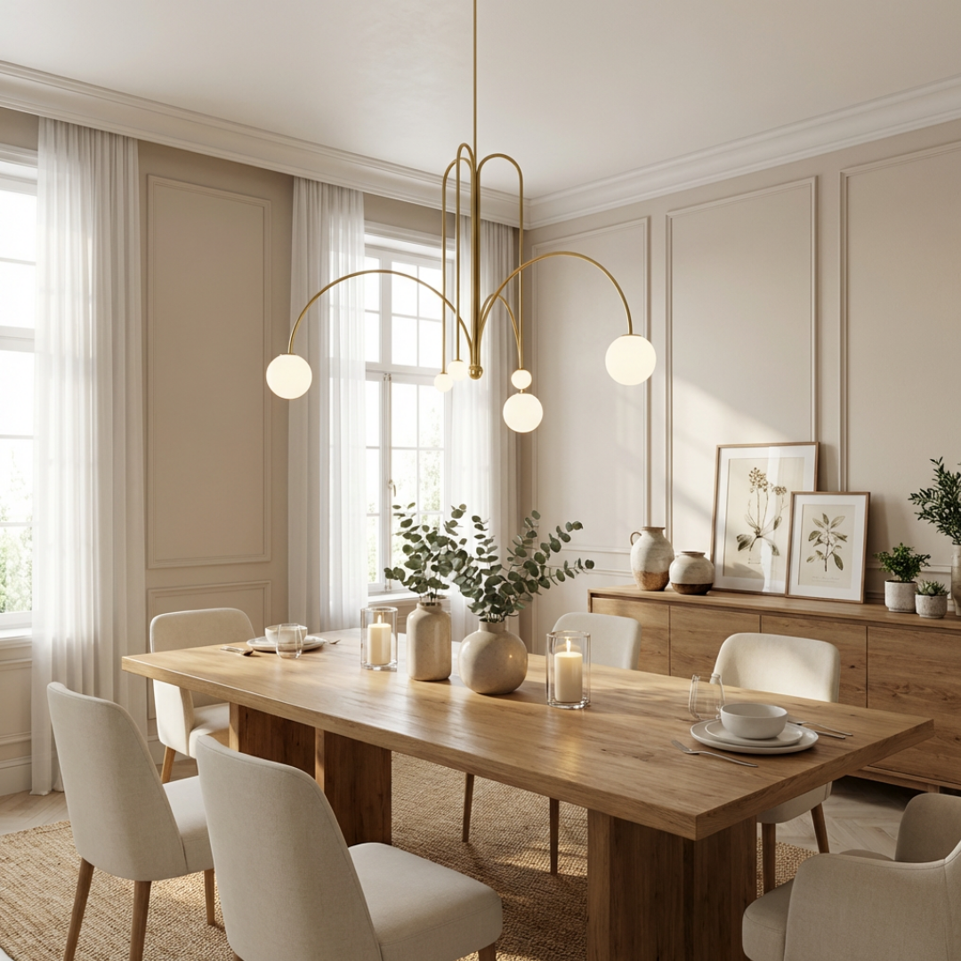 Ceiling Light | Multi-arm Chandelier