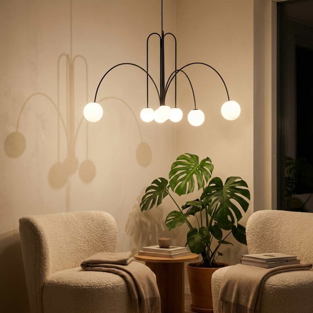 Ceiling Light | Multi-arm Chandelier