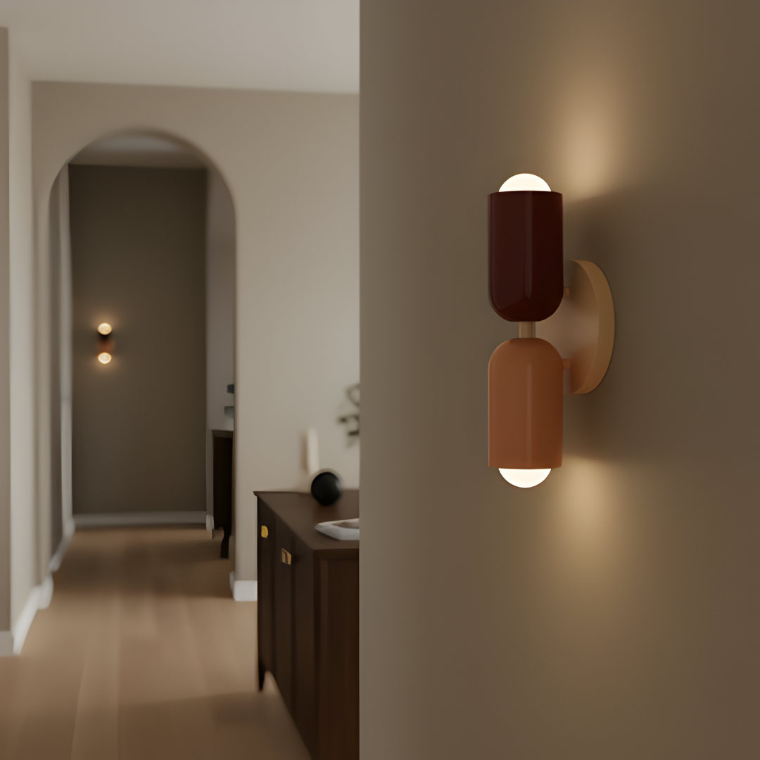 Wall Light  | Modern Dual Cylinder