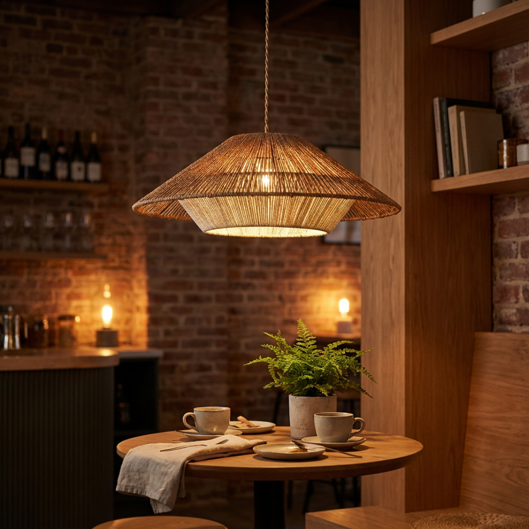 Pendant Light | Natural Woven Style