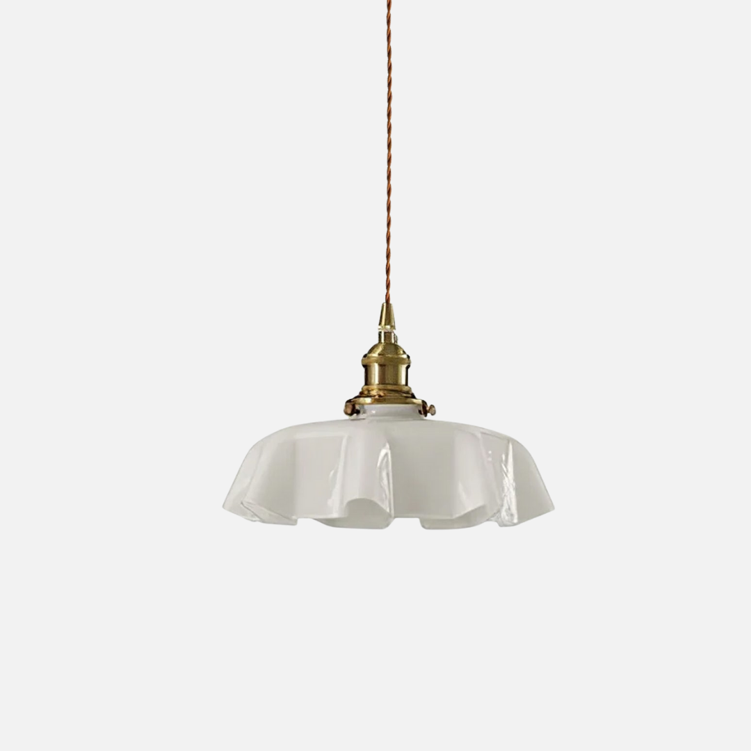 Pendant Light | Ruffled Shade