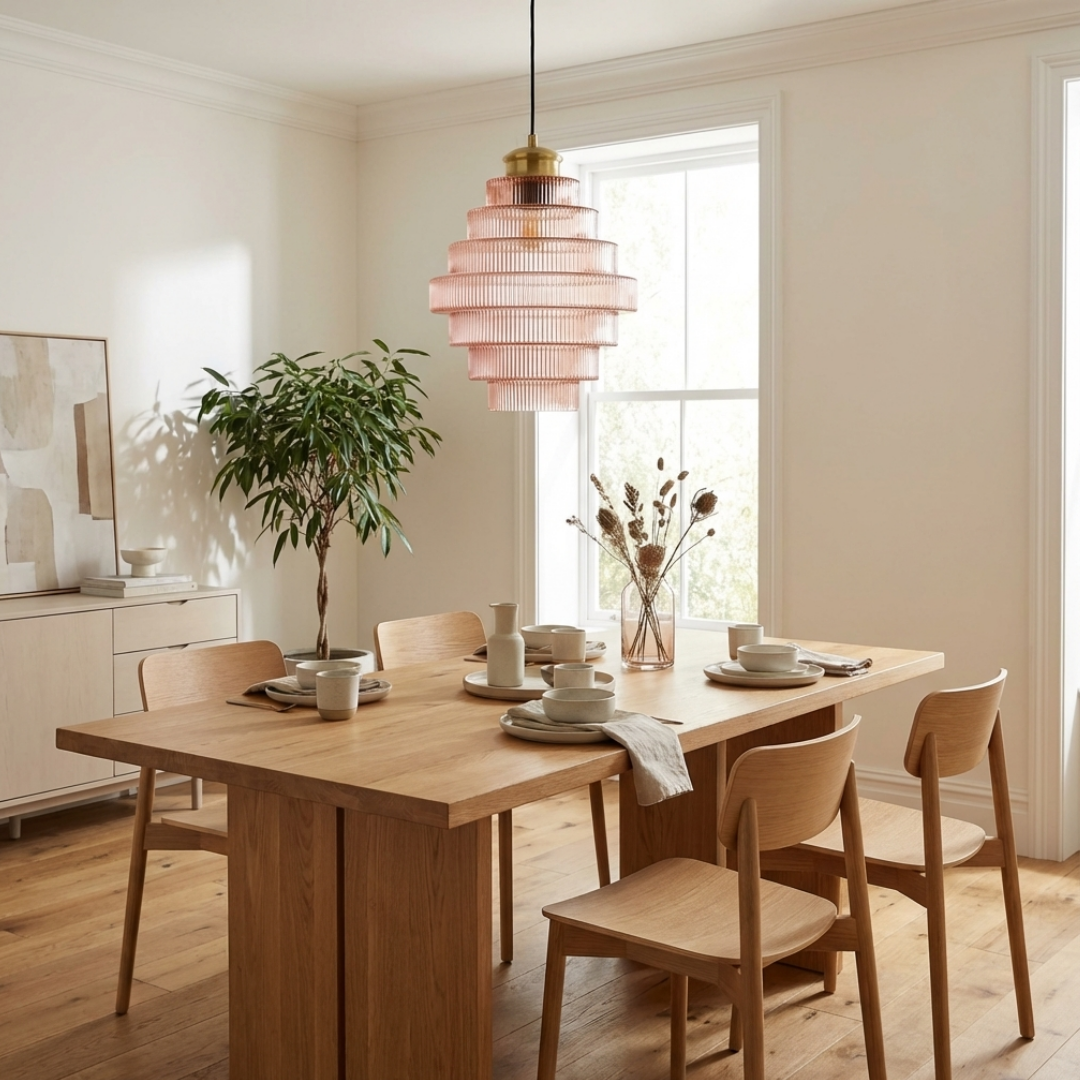 Pendant Light | Ribbed Layered
