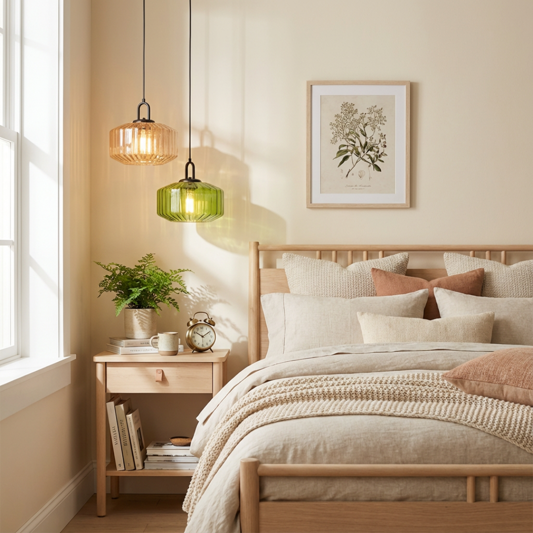 Pendant Light | Ribbed Shade