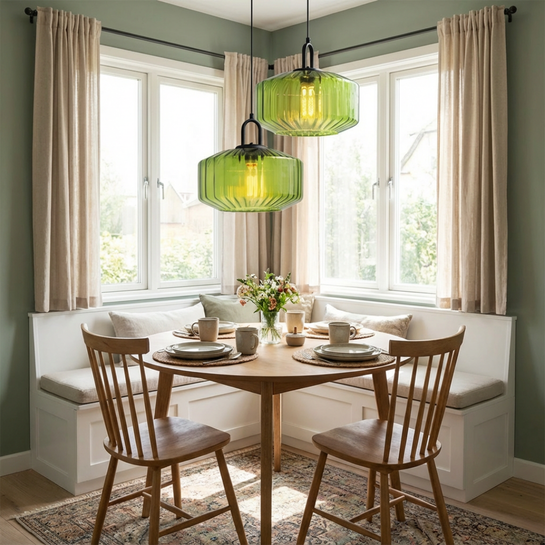 Pendant Light | Ribbed Shade