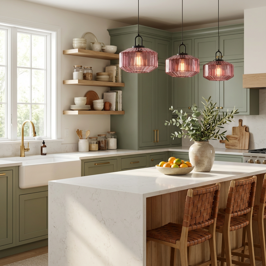 Pendant Light | Ribbed Shade