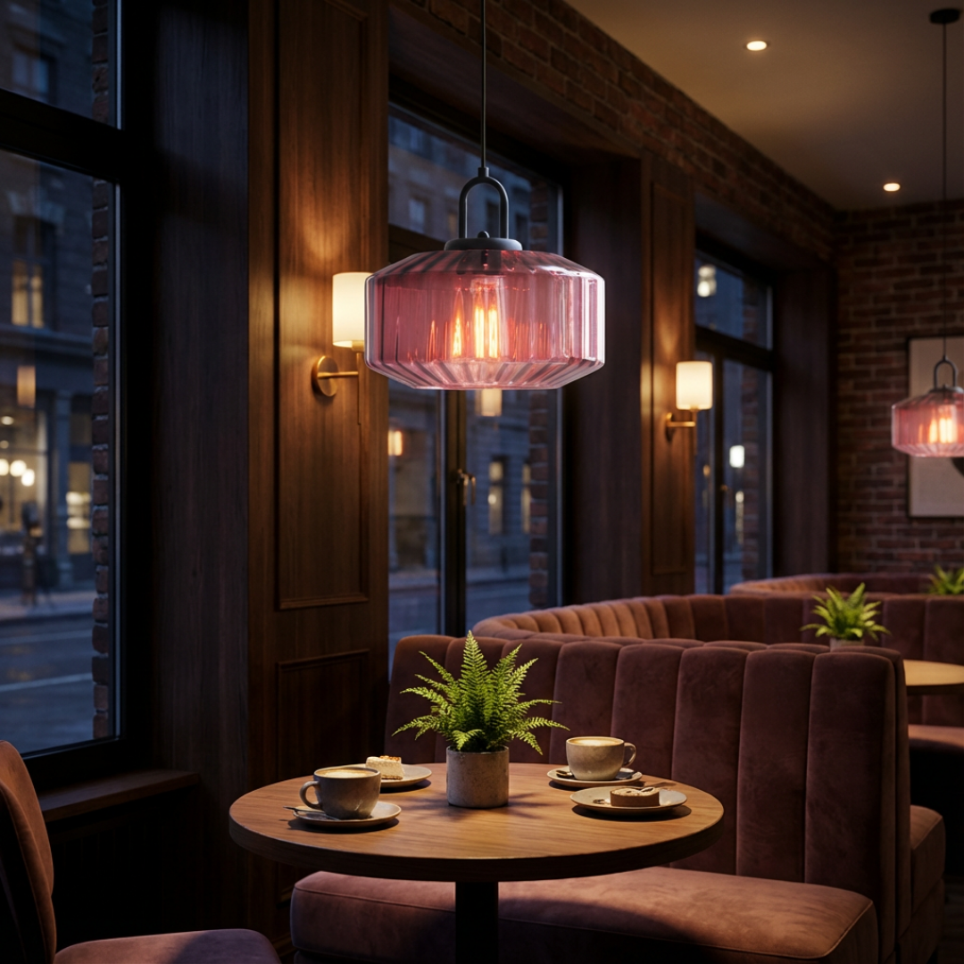 Pendant Light | Ribbed Shade