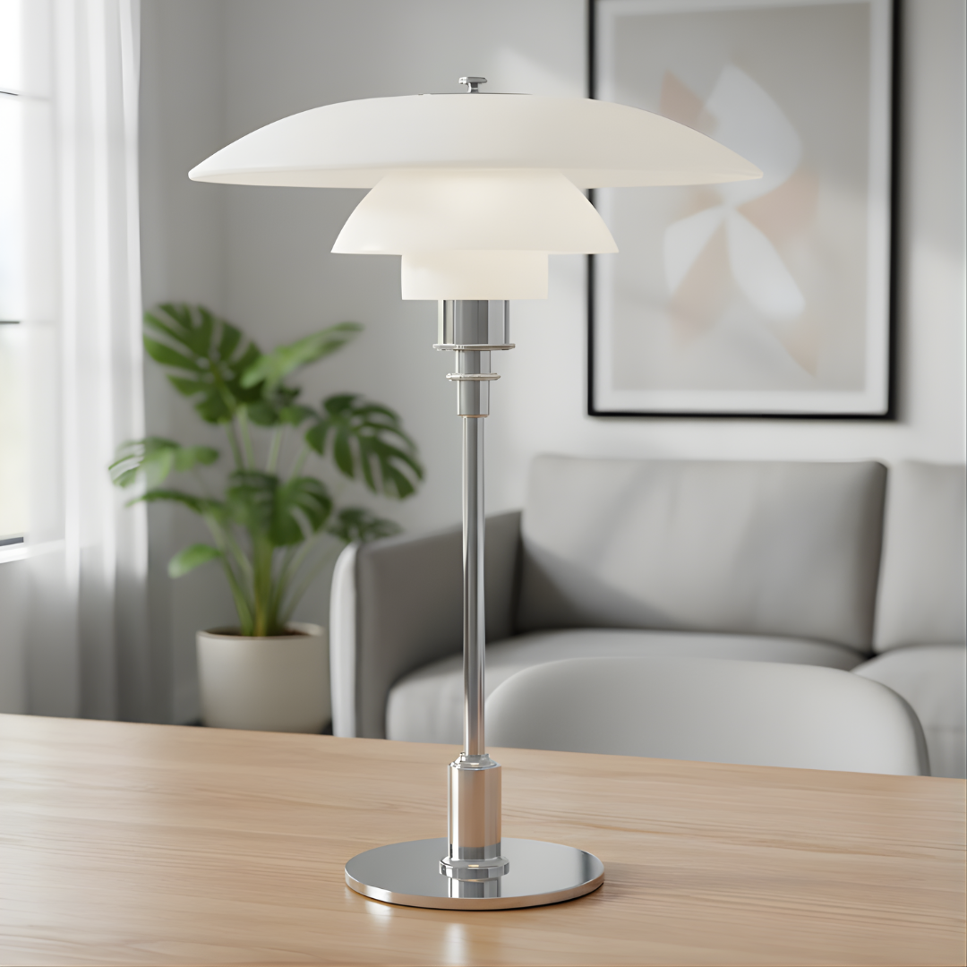 Table Lamp | Layered Shade Lighting Design