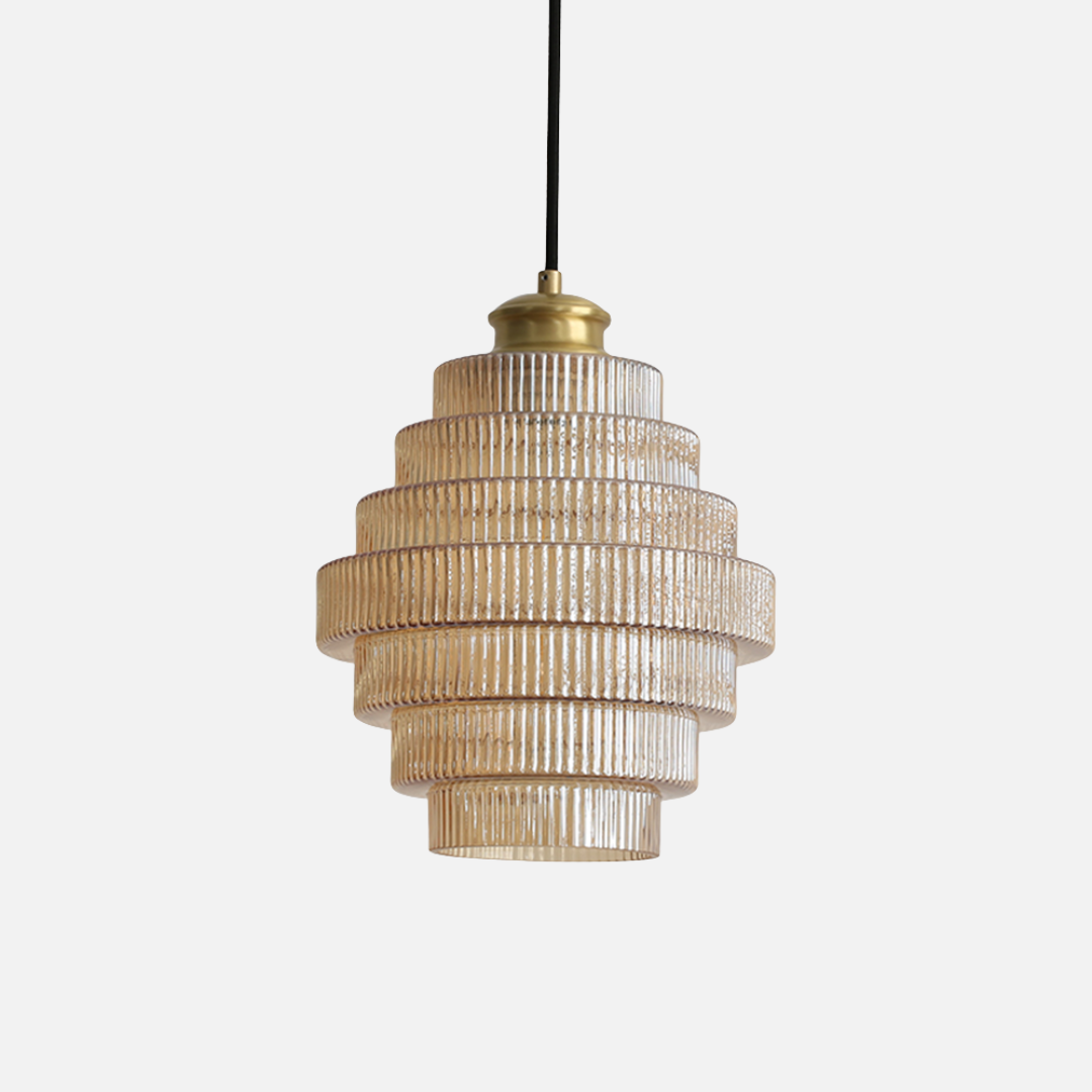 Pendant Light | Ribbed Layered
