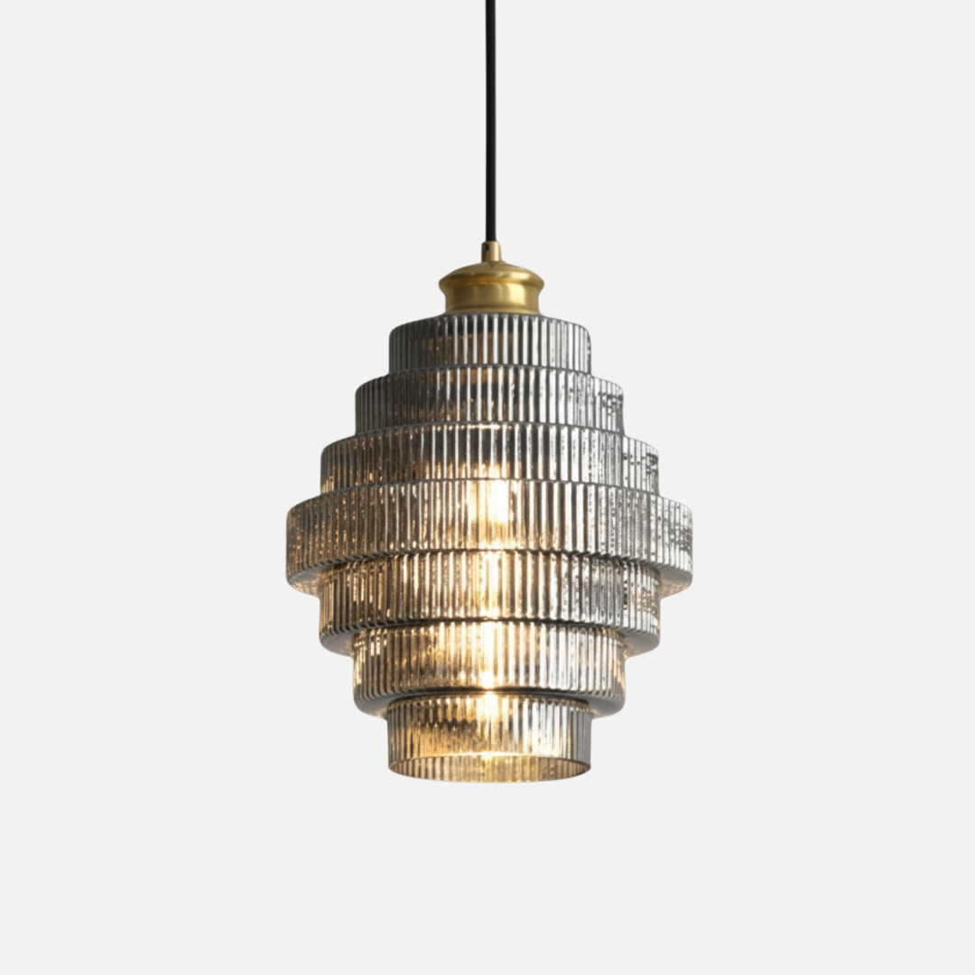 Pendant Light | Ribbed Layered